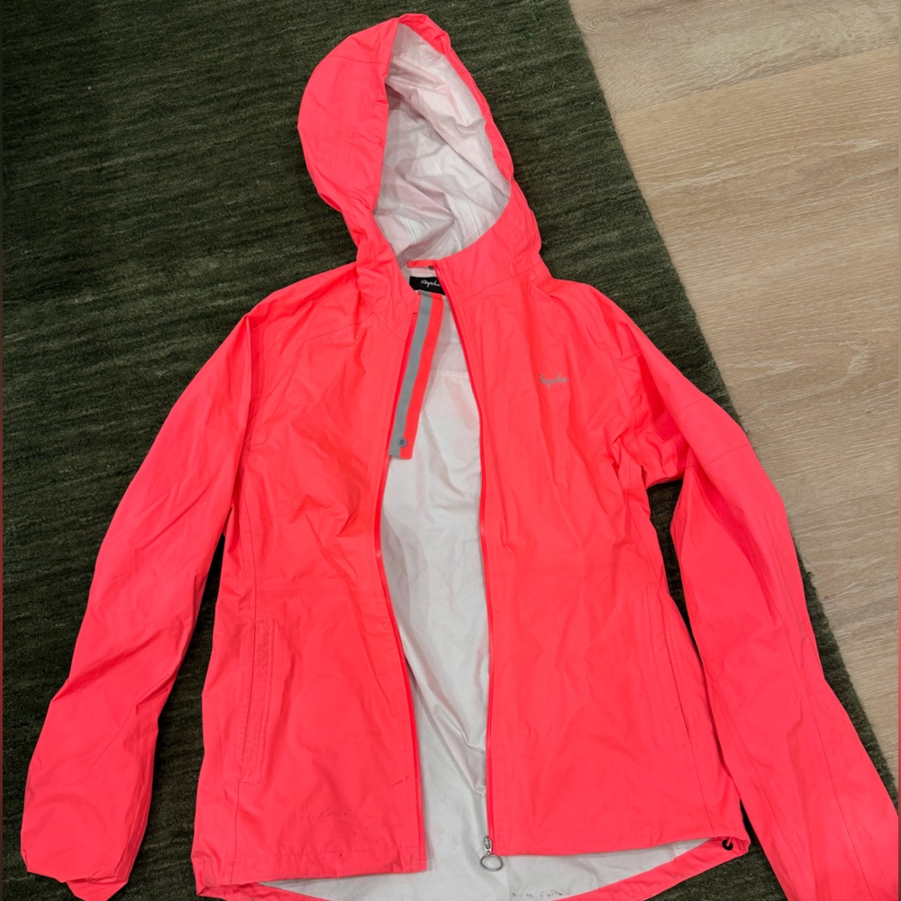 Rapha Neon Pink Hooded Windbreaker Jacket